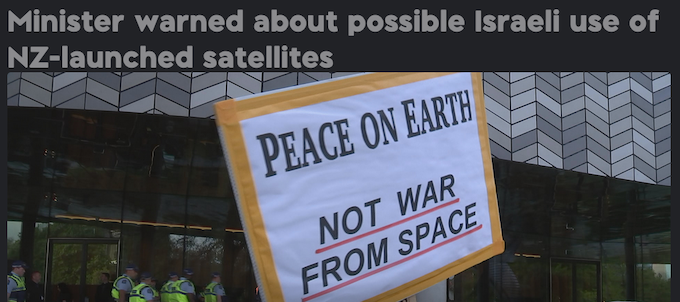 Defence Minister Judith Collins warned over satellites, reports TVNZ's 1News