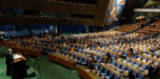 Defiant pariah state leader Israeli Prime Minister Benjamin Netanyahu