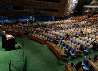 Defiant pariah state leader Israeli Prime Minister Benjamin Netanyahu