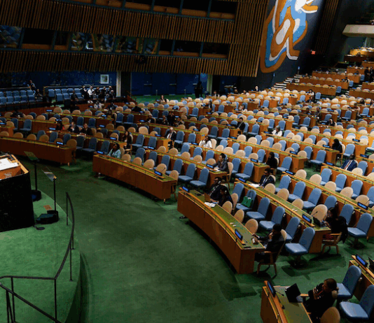 Defiant pariah state leader Israeli Prime Minister Benjamin Netanyahu