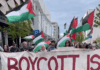 Protesters in Ōtautahi Christchurch calling for sanctions against Israel's crimes in Gaza