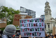 Israel committed to ‘business as usual’ in seeking Gaza gains, says analyst New Zealand pro-Palestinian protesters declare their solidarity with Gaza as a "stand for humanity"