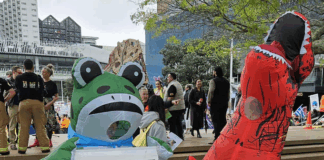 New Zealand pro-Palestine protesters against Israel's genocidal attacks on Gaza