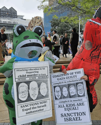 PSNA slams Israeli politician over ‘sneaking into NZ’ during Pacific friendship trip New Zealand pro-Palestine protesters against Israel's genocidal attacks on Gaza