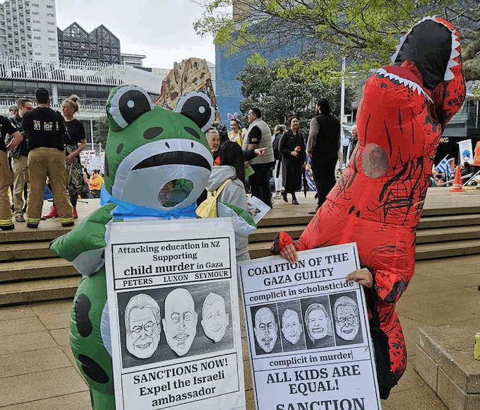 PSNA slams Israeli politician over ‘sneaking into NZ’ during Pacific friendship trip New Zealand pro-Palestine protesters against Israel's genocidal attacks on Gaza