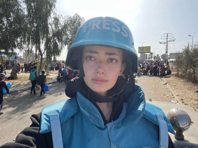 Plestia Alaqad PBS 680wide Palestinian journalist and author Plestia Alaqad
