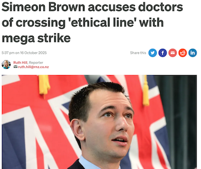 Health Minister Simeon Brown