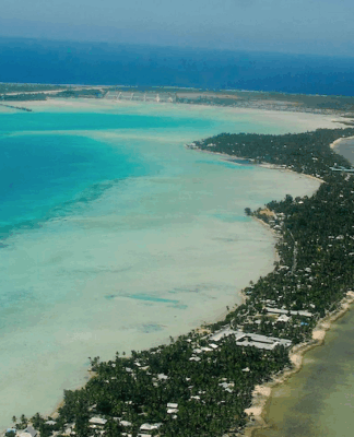 South Tarawa in Kiribati