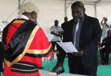 Bougainville President Ishmael Toroama announces the caretaker Bougainville Executive Council (BEC)