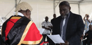 Bougainville President Ishmael Toroama announces the caretaker Bougainville Executive Council (BEC)