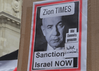 World court rejects Israel’s appeal bid over arrest warrants for Netanyahu and Gallant "War criminal" . . . a poster condemning Israeli Prime Minister Benjamin Netanyahu