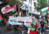 Palestinian supporters protest against the ongoing Gaza genocide by Israel in spite of the "ceasefire"