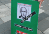 Israeli torture, abuse of Palestinian prisoners, death penalty law – yet NZ remains silent Israeli Prime Minister Benjamin Netanyahu portrayed on a placard at a New Zealand pro-Palestine rally