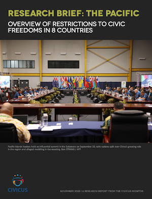 The Civicus Pacific civic protections report