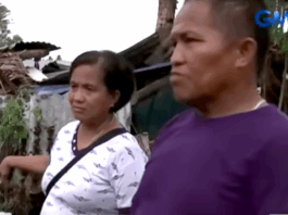 Leonora Tumala shares her frustration after their homes in Daet were crushed by a tree in the typhoon