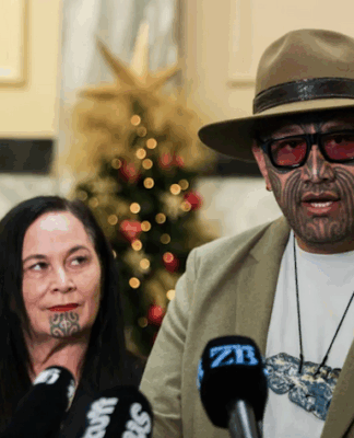 Te Pāti Māori co-leaders Debbie Ngarewa-Packer and Rawiri Waititi