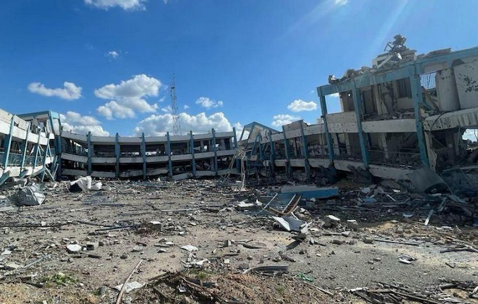 Destroyed UNRWA school UNRWA 680wide An UNRWA school in Gaza destroyed by Israeli bombing