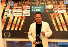 Fiji Business Awards celebrate big achievements from humble beginnings Feroz Aswat of Auckland Copiers and Solutions Ltd