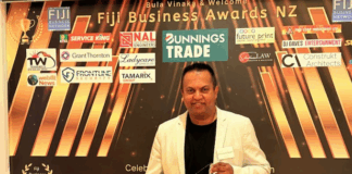 Fiji Business Awards celebrate big achievements from humble beginnings Feroz Aswat of Auckland Copiers and Solutions Ltd