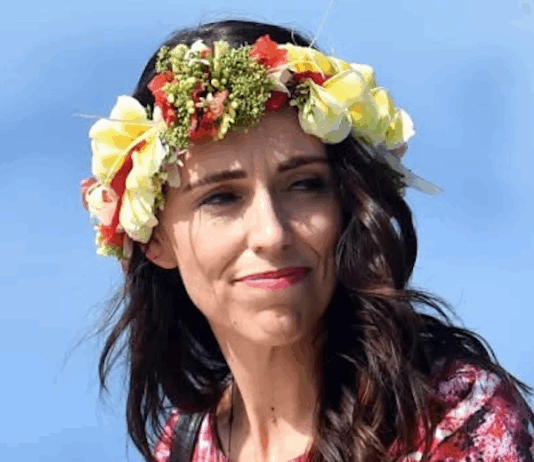 New Zealand's "Voice of Oceania" Dame Jacinda Ardern at the COP3 climate summit in Brazil