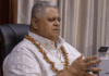 Samoan Prime Minister La'aulialemalietoa Leuatea Polataivao Schmidt