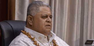 Samoan Prime Minister La'aulialemalietoa Leuatea Polataivao Schmidt