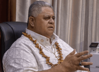 Samoan Prime Minister La'aulialemalietoa Leuatea Polataivao Schmidt