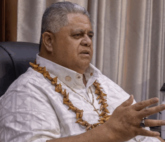 Samoan Prime Minister La'aulialemalietoa Leuatea Polataivao Schmidt