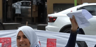 New Zealand backing Israel over two-state solution shows galling weak leadership Palestinian rally MC Lamees Elthiny speaks to a protest rally in Auckland today themed on the "BDS - Boycott Divestments Sanctions" campaign against New Zealand companies alleged to be complicit with Israel's genocide in Gaza