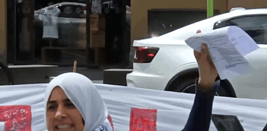 New Zealand backing Israel over two-state solution shows galling weak leadership Palestinian rally MC Lamees Elthiny speaks to a protest rally in Auckland today themed on the "BDS - Boycott Divestments Sanctions" campaign against New Zealand companies alleged to be complicit with Israel's genocide in Gaza
