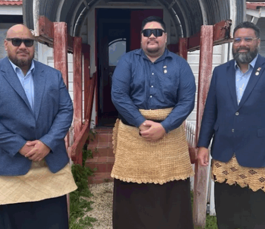 Newly elected Tongan noble Lord Ma'afu