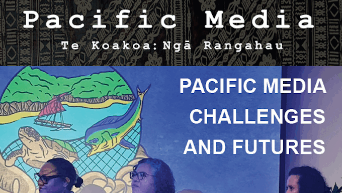 ABC's Fiji correspondent Lice Movono (from left), RNZ Pacific manager Moera Tuilaipa-Taylor and Islands Business editor Samantha Magick speaking during a women empowerment panel at the 2024 Pacific Media International conference
