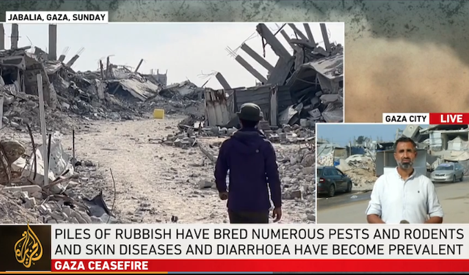 Piles of Gaza garbage have bred many pests and spread diseases
