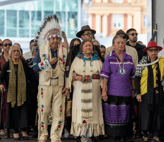 The pōwhiri for the start of the four-day WIPCE 2025