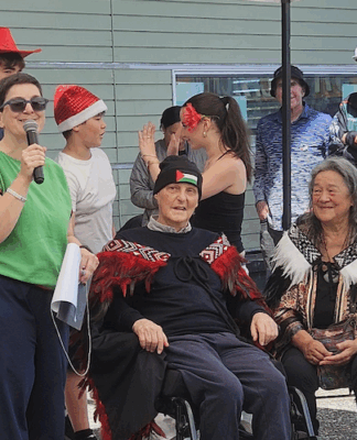 A tribute in Māngere East's Village Green