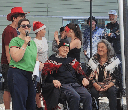A tribute in Māngere East's Village Green