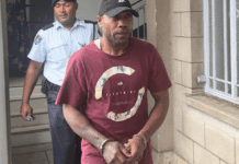 Convicted Fiji murderer Sairusi Ceinaturaga outside the Suva High Court