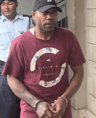 Convicted Fiji murderer Sairusi Ceinaturaga outside the Suva High Court