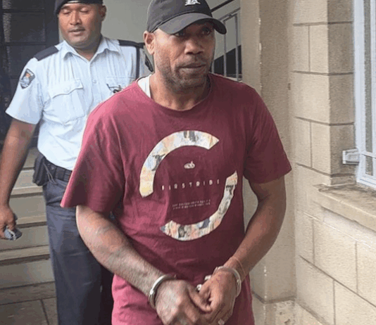 Convicted Fiji murderer Sairusi Ceinaturaga outside the Suva High Court