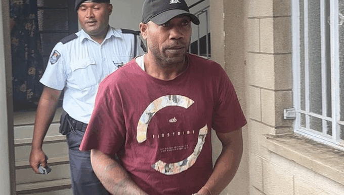Convicted Fiji murderer Sairusi Ceinaturaga outside the Suva High Court