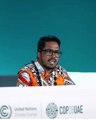 Head of Greenpeace Pacific Shiva Gounden