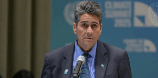 Surangel S. Whipps Jr addressing the Climate Summit 2025