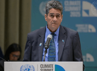 Surangel S. Whipps Jr addressing the Climate Summit 2025