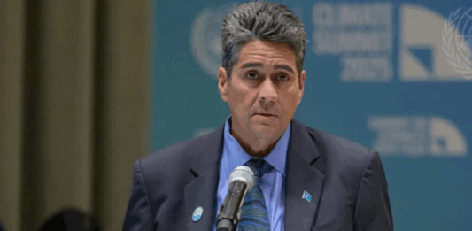 Surangel S. Whipps Jr addressing the Climate Summit 2025