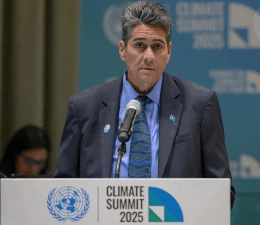 Surangel S. Whipps Jr addressing the Climate Summit 2025