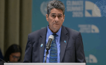 Palau’s leader urges stronger climate action after New Zealand lowers methane targets Palau's Surangel S. Whipps Jr addresses the Climate Summit 2025, a high-Level special event on Climate Action, at COP30 in Brazil