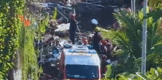 The Tahiti search operations involved about 200 emergency staff