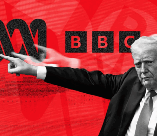 Here we are almost 40 years later: another puffed-up scandal. Another BBC head falling to the outrage of the British Tory press, thanks to President Trum