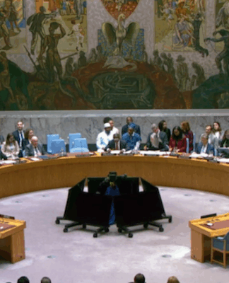 The UN Security Council adopted the US-sponsored Gaza resolution 13 votes to nil
