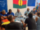 New Caledonia’s pro-independence split widens – another party quits FLNKS Pro-independence Progressist Union in Melanesia (UPM) leader Victor Tutugoro (centre with hat) and the party’s political bureau at a media conference this week in Nouméa